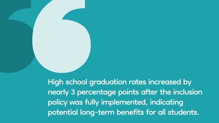 New Research Says Including Students With Disabilities in General Ed Classrooms Benefits Everyone