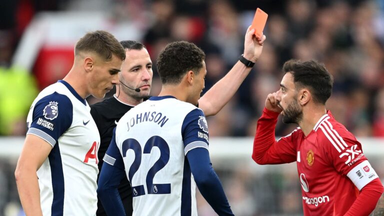 skysports bruno fernandes red card 6700931