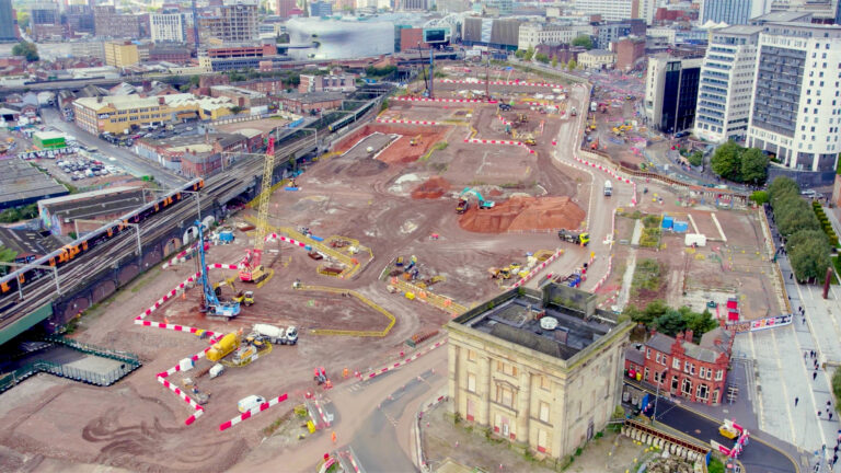 1735802721 hs2 lays the foundations for birminghams new rail hub curzon street station