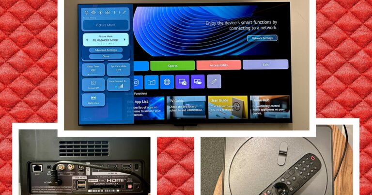 LG M4 OLED Zero Connect Box Reviewer Collage 012025 SOURCE Simon Lucas